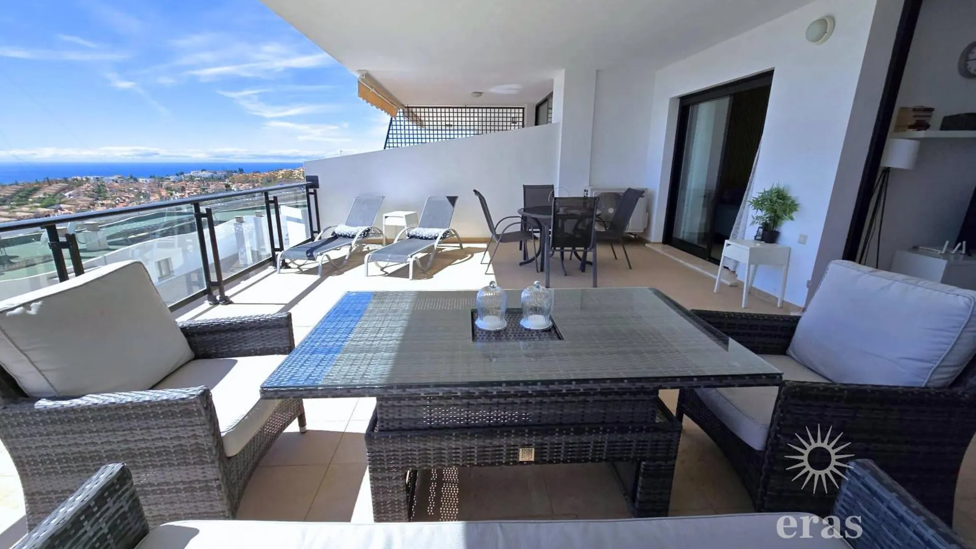 Beautiful View To The Sea Large Terrace And Swimming Pool A101 Apartment Malaga